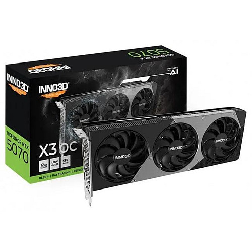 Видеокарта Inno3D GeForce RTX 5070 X3 12GB OC (2814379744)