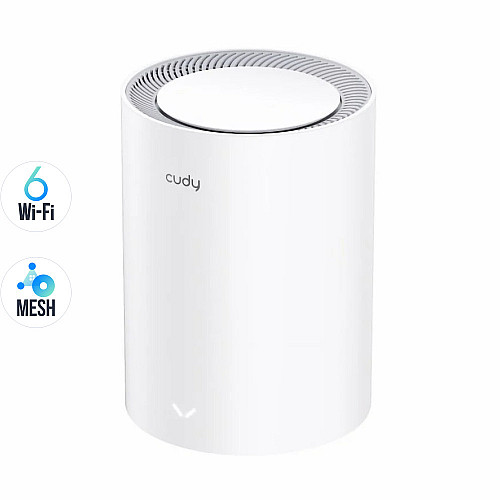Маршрутизатор Cudy M3000 WiFi Mesh WiFi 6 2.5G AX3000 1-Pack Білий (2804721620)