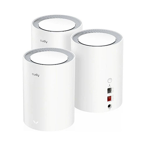 Маршрутизатор WiFi Mesh WiFi 6 2.5G Cudy M3000 AX3000 3-Pack Білий (2804793530)