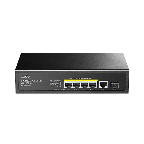 PoE-комутатор гігабітний Cudy GS1005PTS1 6-портовий 120W (2804795769)