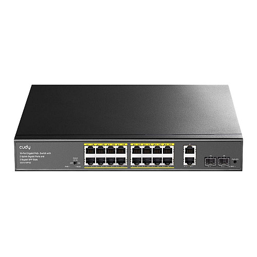 ПоЕ-комутатор неуправляємий гігабітний Cudy GS1018PS2 20 портів 200W (2806227709)
