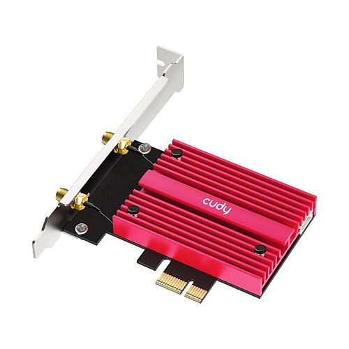 Адаптер трьохдіапазонний Cudy WE9300S BE9300 WiFi 7 PCI Express Bluetooth 5.4 (2807612610)