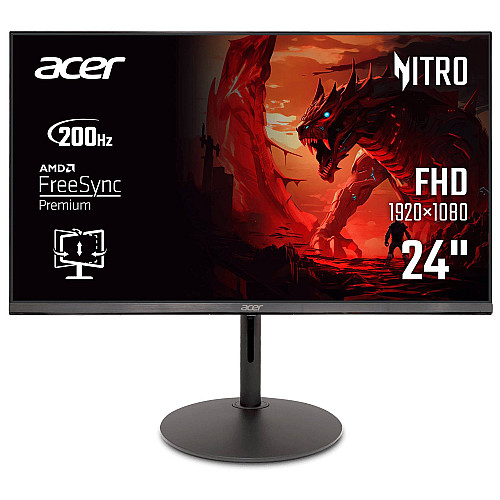 Монитор 23.8" Acer XF240YX1biiph UM.QX0EE.105 Black (7095003)