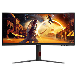 Монітор 21.5" AOC CU34G4 Чорний Червоний (7143536)