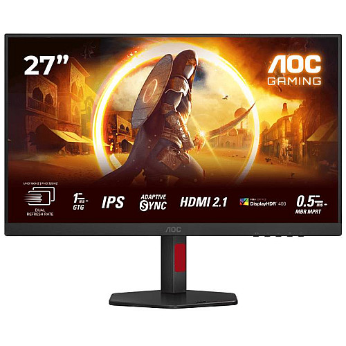 Монітор 27" AOC U27G4R Чорний Червоний (7145678)