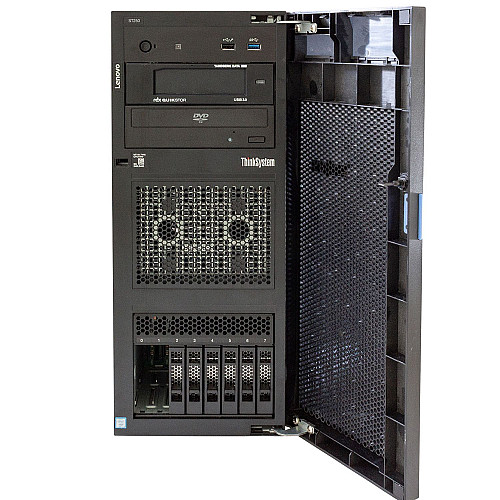 Компьютер Refurb Lenovo ThinkSystem ST250 (Xeon E-2124/16/256SSD/3*2Tb/P2000 5GB)
