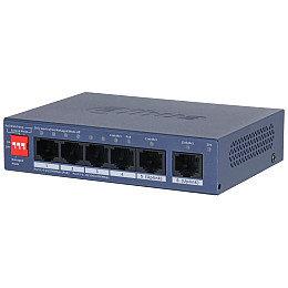 Управлюваний PoE-комутатор Dahua DH-CS4006-4ET2GT-60 4 PoE (304459)