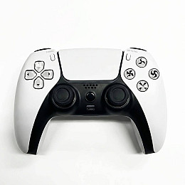 Бездротовий джойстик геймпад No Brand DualShock 4 PAD V2 Білий (GSP-5)