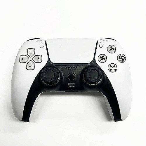 Бездротовий джойстик геймпад No Brand DualShock 4 PAD V2 Білий (GSP-5)