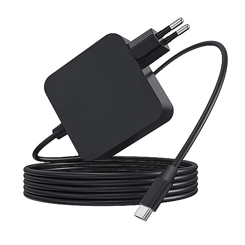 Блок питания для ноутбука Foxsur HP Lenovo MacBook Type-C 20V 4.5A 90W Черный (A20-90P1A)