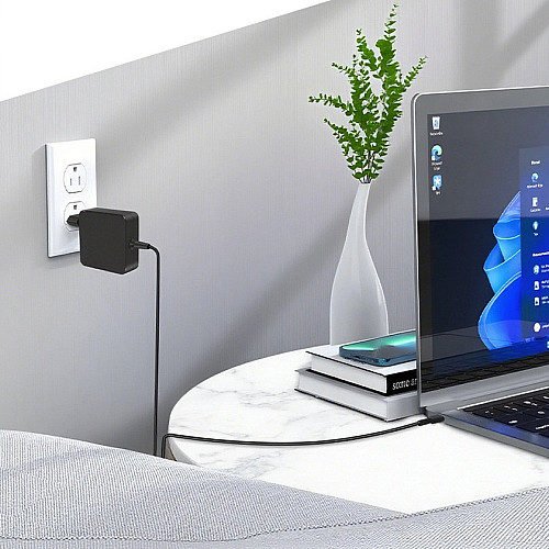 Блок питания для ноутбука Foxsur HP Lenovo MacBook Type-C 20V 4.5A 90W Черный (A20-90P1A)
