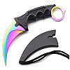 Сувенірний ніж Karambit Marble Fade CS:GO 18.5 см Різнокольоровий (2104619134)