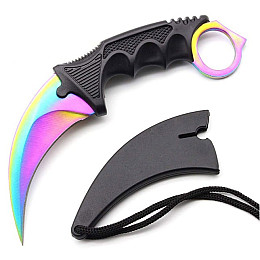 Сувенірний ніж Karambit Marble Fade CS:GO 18.5 см Різнокольоровий (2104619134)