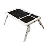 Столик для ноутбука E-Table LD09 15.6" Чорно-білий (683143766)