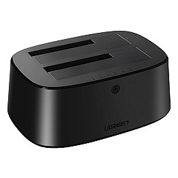 Універсальна подвійна док-станція Ugreen CM198 SATA 2.5 "/3.5" SSD/ HDD до 24 ТБ 2 x 12 ТБ