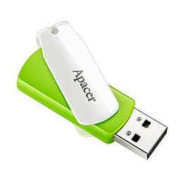 Flash Drive Apacer AH335 32GB (AP32GAH335G-1) Green/White (6360084)