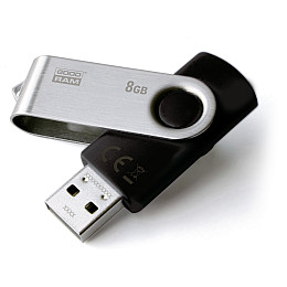 Флеш-накопитель USB  8GB GOODRAM UTS2 (Twister) Black (UTS2-0080K0R11)