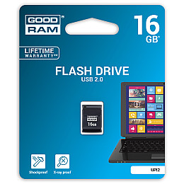 Флеш-накопитель USB 16GB GOODRAM UPI2 (Piccolo) Black (UPI2-0160K0R11)