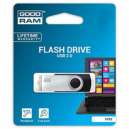 Флеш-накопитель USB 16GB GOODRAM UTS2 (Twister) Black (UTS2-0160K0R11)
