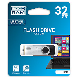 Флеш-накопитель USB 32GB GOODRAM UTS2 (Twister) Black (UTS2-0320K0R11)