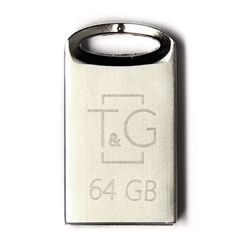 Флеш-накопитель USB 64GB T&G 105 Metal Series Silver (TG105-64G)