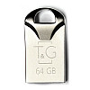 Флеш-накопитель USB 64GB T&G 106 Metal Series Silver (TG106-64G)
