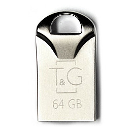Флеш-накопитель USB 64GB T&G 106 Metal Series Silver (TG106-64G)
