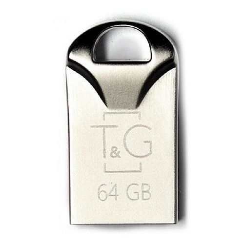 Флеш-накопитель USB 64GB T&G 106 Metal Series Silver (TG106-64G)
