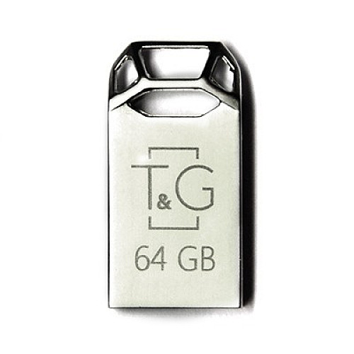 Флеш-накопитель USB 64GB T&G 110 Metal Series Silver (TG110-64G)