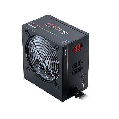 Блок питания Chieftec CTG-750C-RGB, ATX 2.3, APFC, 12cm fan RGB, КПД >85%, RTL