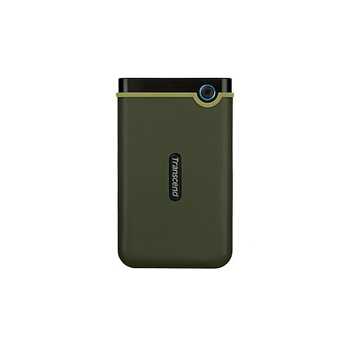 Накопичувач зовнішній HDD 2.5" USB 2.0TB Transcend StoreJet 25M3 Military Green Slim (TS2TSJ25M3G)