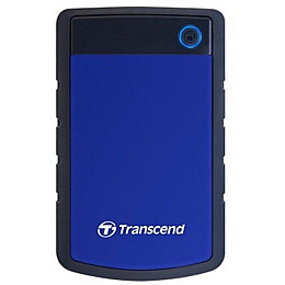 Накопитель внешний HDD 2.5" USB 4.0TB Transcend StoreJet 25H3 Navy Blue (TS4TSJ25H3B)