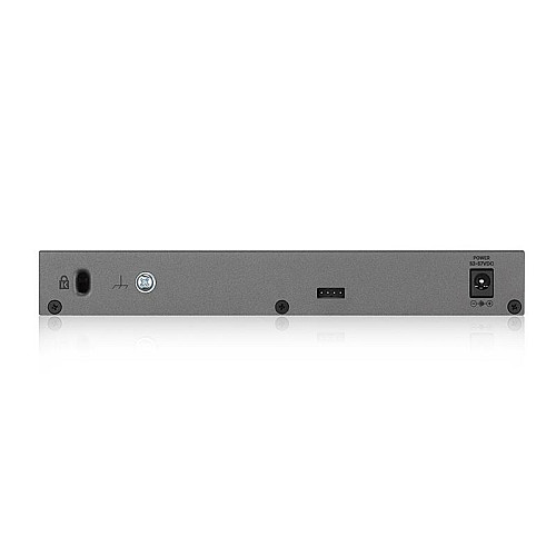 Комутатор ZYXEL GS1350-6HP (5xGE PoE, L2, 1xSFP, 802.3bt (порт 1-2), PoE 60W, метал)