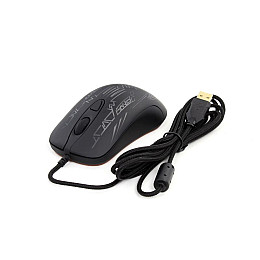 Игровая мышь Frime Black Panther, USB Omron switch Avago 3050 sensor, 2м (FMP18100)