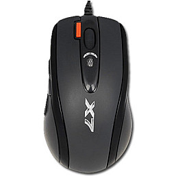 Мышь лазерная A4Tech XL-750BK-B Black USB