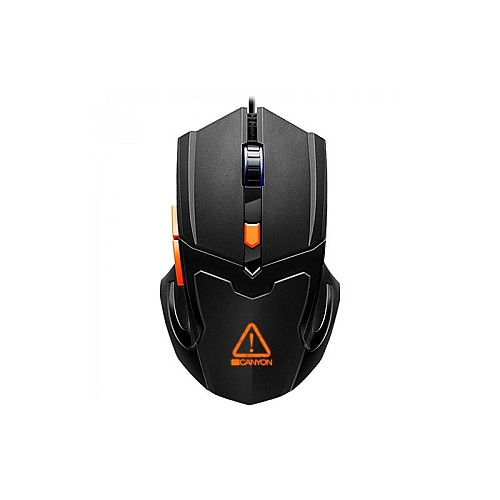 Мышь Canyon Vigil CND-SGM02RGB Black/Orange USB