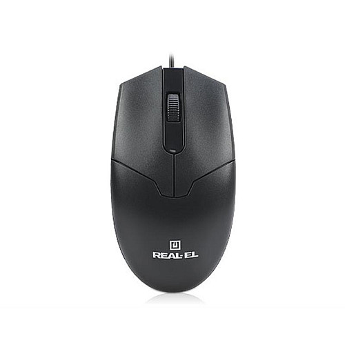 Мышь REAL-EL RM-208 Black USB