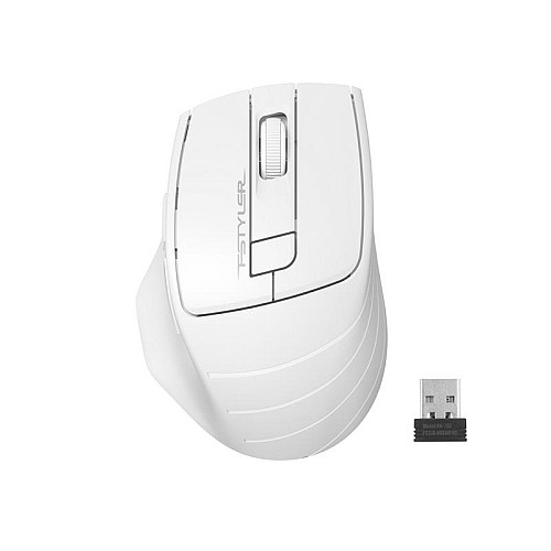 Мышь беспроводная A4Tech FG30S Grey/White USB
