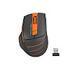 Мышь беспроводная A4Tech FG30S Orange/Black USB