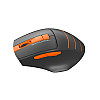 Мышь беспроводная A4Tech FG30S Orange/Black USB