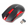 Мышь беспроводная A4Tech G3-200N Black/Red USB V-Track