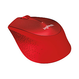 Мышь беспроводная Logitech M330 Silent Plus Red USB (910-004911)
