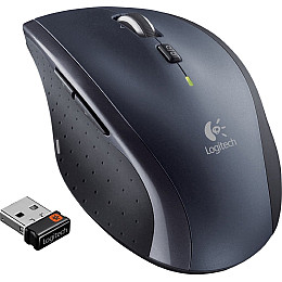 Мышь беспроводная Logitech M705 Marathon Black USB лазерная (910-001949)