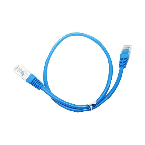 Патч-корд литий UTP Atcom RJ45 Cat.5e 0,5м синій