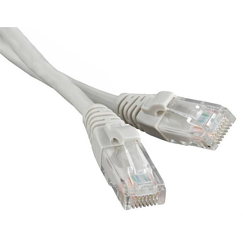Патч-корд литой UTP Atcom RJ45 Cat.5e 10м серый