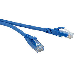 Патч-корд литой UTP Atcom RJ45 Cat.5e 15м синий