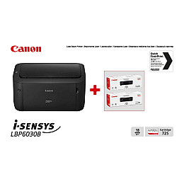 Принтер А4 Canon i-SENSYS LBP6030B (8468B042AA) + 2 картриджа Canon 725