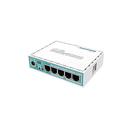 Маршрутизатор MikroTik RouterBOARD RB750GR3 hEX (880МГц/256Мб, 5х1000Мбіт, PoE in)