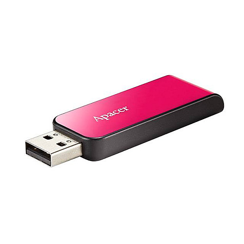Flash Drive Apacer AH334 32GB (AP32GAH334P-1) Pink (6325682)
