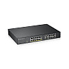 Комутатор ZYXEL GS1900-24EP (GS1900-24EP-EU0101F) (12xGE PoE, 12хGE, макс POE 130W, WebSmart)